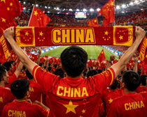 China Football Stadium Supporter Scarf