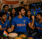 Indian Cricket Fan T-Shirt | Male & Female Fan Jersey | Lets Cheer India!!