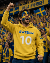 Sweden Soccer Fan Hoodie – 2026 Football Sweatshirt