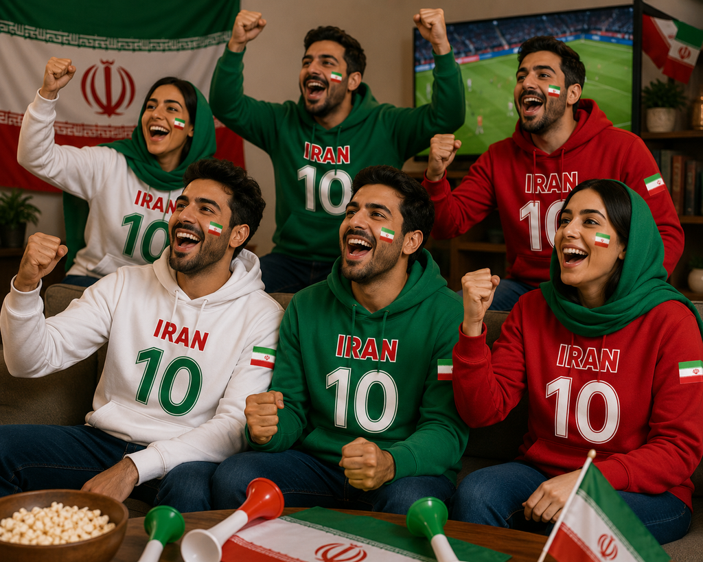 Iran Soccer Fan Hoodie – 2026 Football Sweatshirt