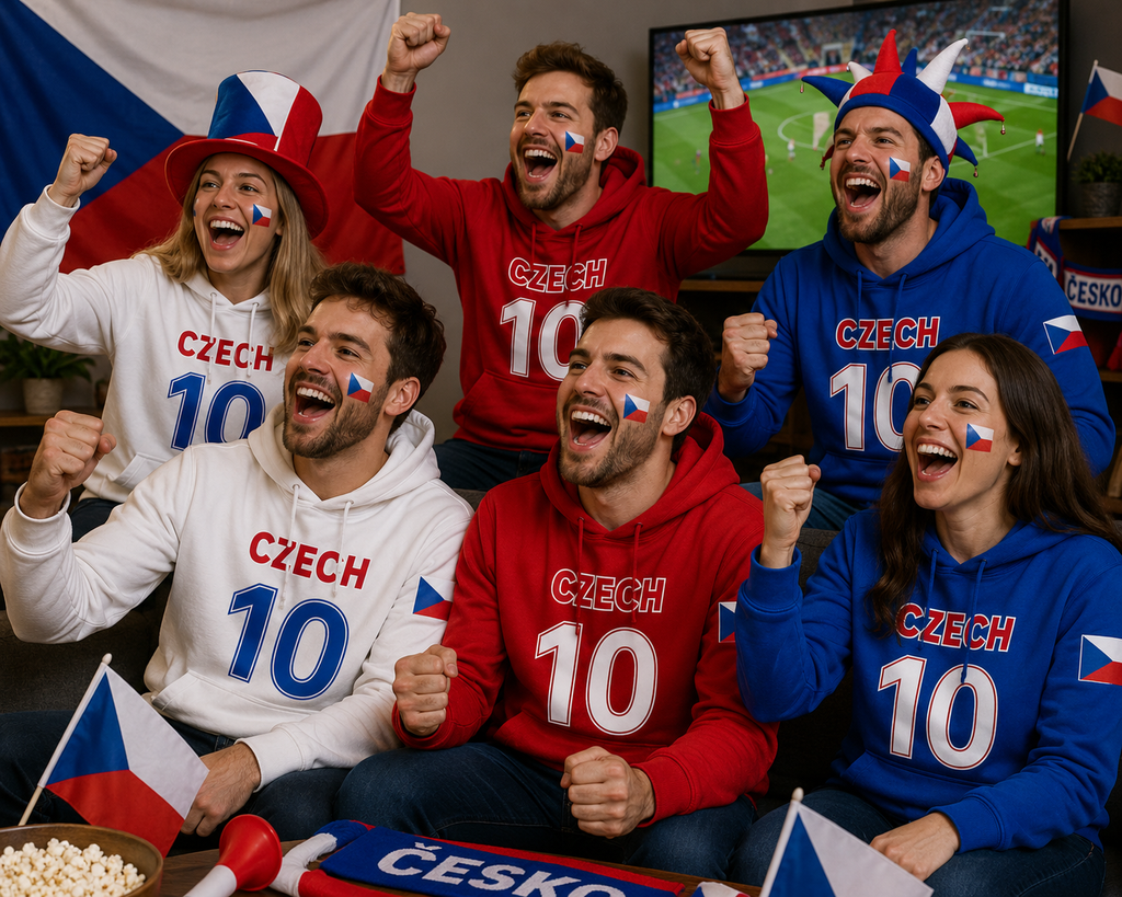 Czech Soccer Fan Hoodie – 2026 Football Sweatshirt