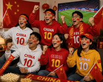 China Soccer Fan Hoodie – 2026 Football Sweatshirt