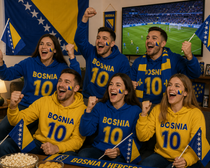 Bosnia Soccer Fan Hoodie – 2026 Football Sweatshirt