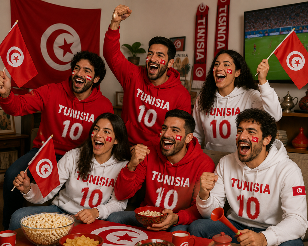 Tunisia Soccer Fan Hoodie – 2026 Football Sweatshirt