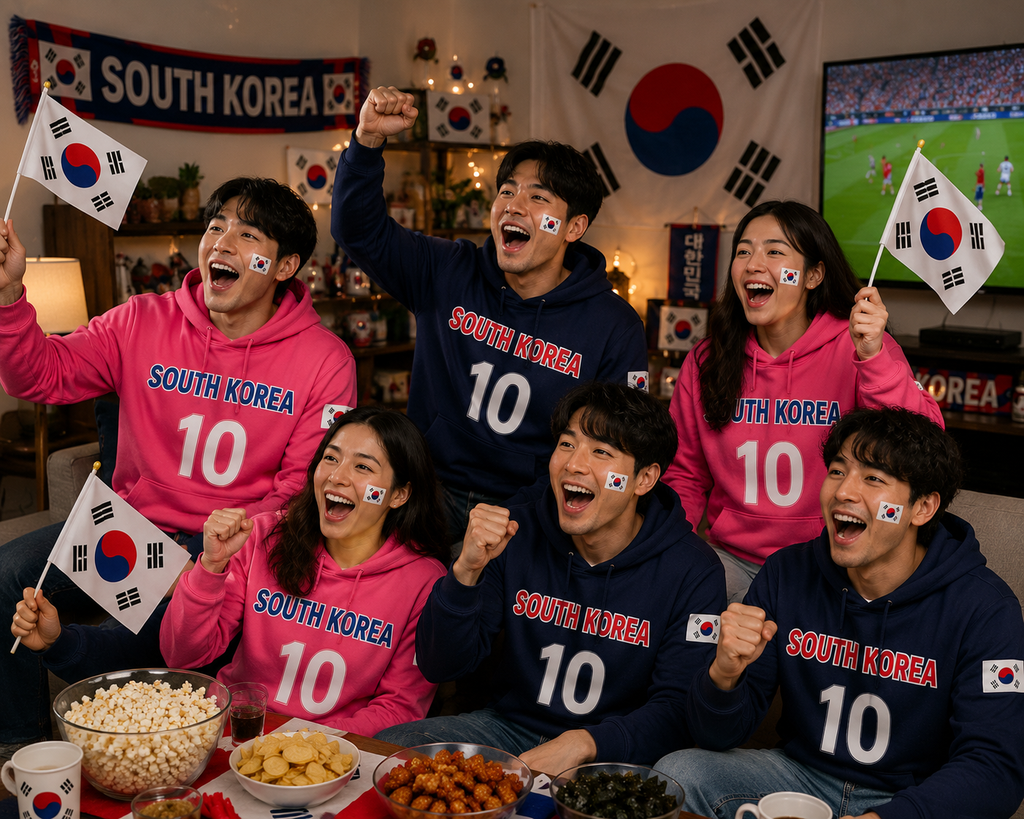 South Korea Soccer Fan Hoodie – 2026 Football Sweatshirt