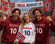 Norway Soccer Fan Hoodie – 2026 Football Sweatshirt