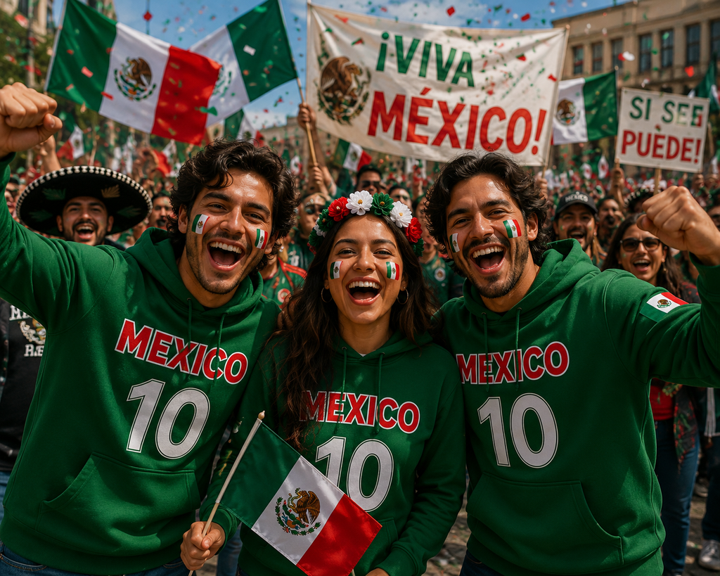 Mexico Soccer Fan Hoodie – 2026 Football Sweatshirt
