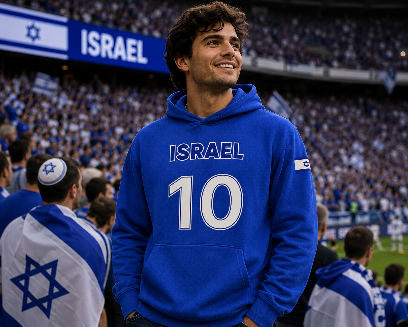Israel Soccer Fan Hoodie – 2026 World Cup Football Sweatshirt Main image