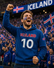 Iceland Soccer Fan Hoodie – 2026 Football Sweatshirt