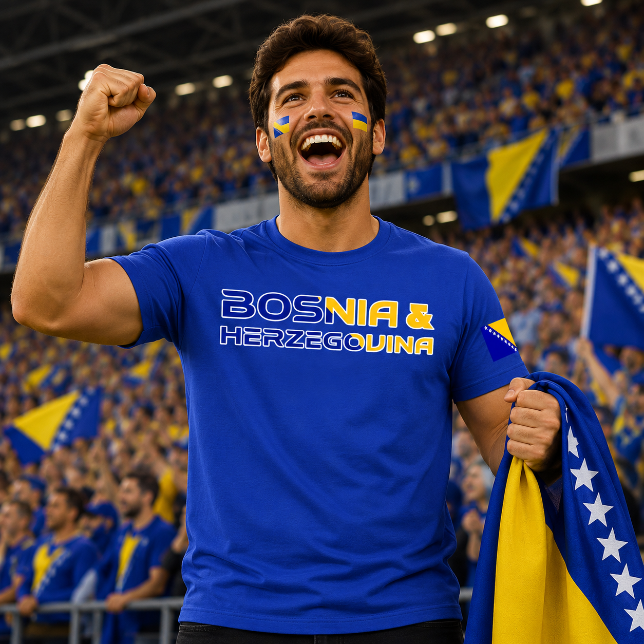 Bosnia and Herzegovina Soccer Fan T Shirt – 2026   T Shirt Secondary image