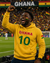 Ghana Soccer Fan Hoodie – 2026 Football Sweatshirt