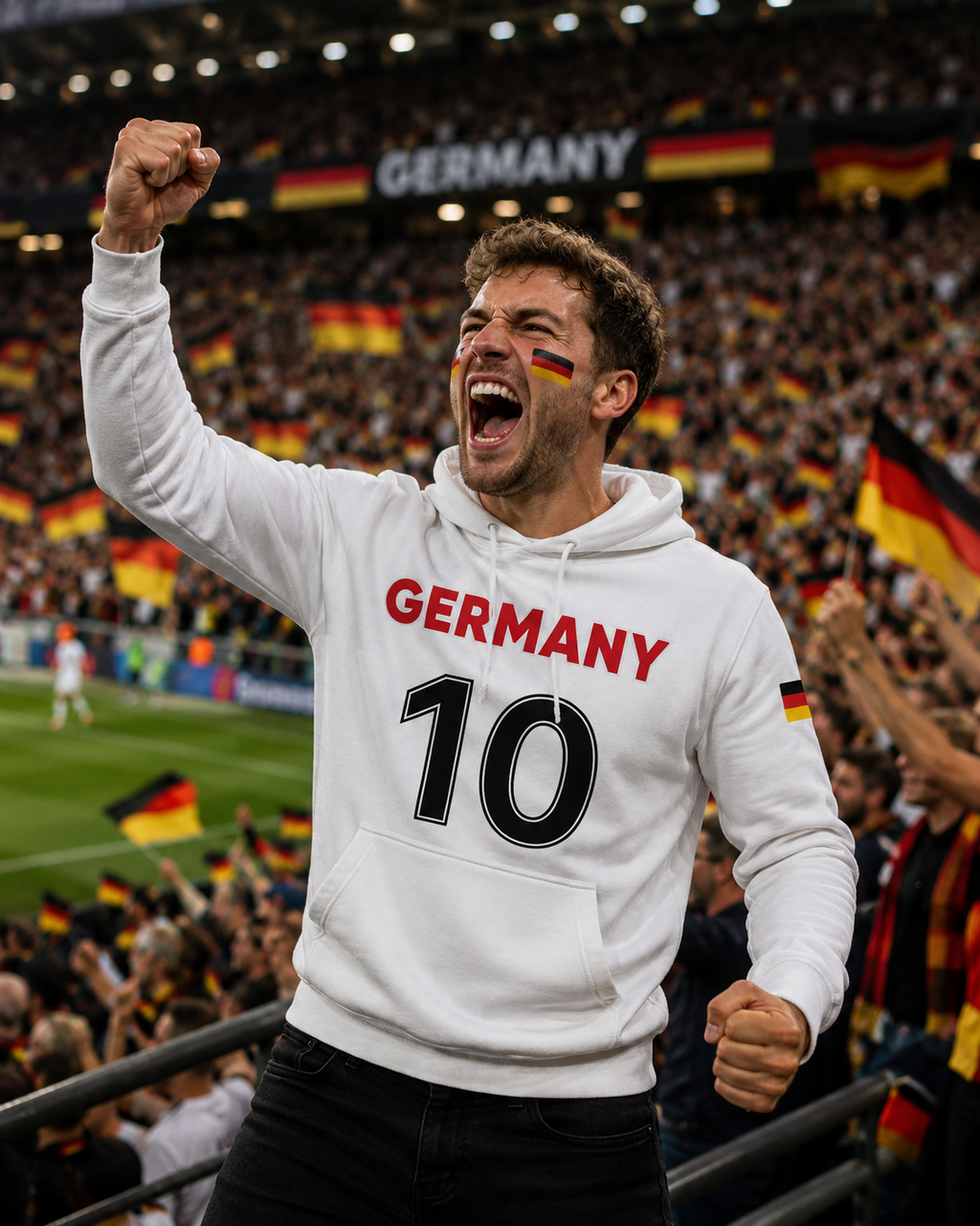 Germany Soccer Fan Hoodie – 2026 Football Sweatshirt