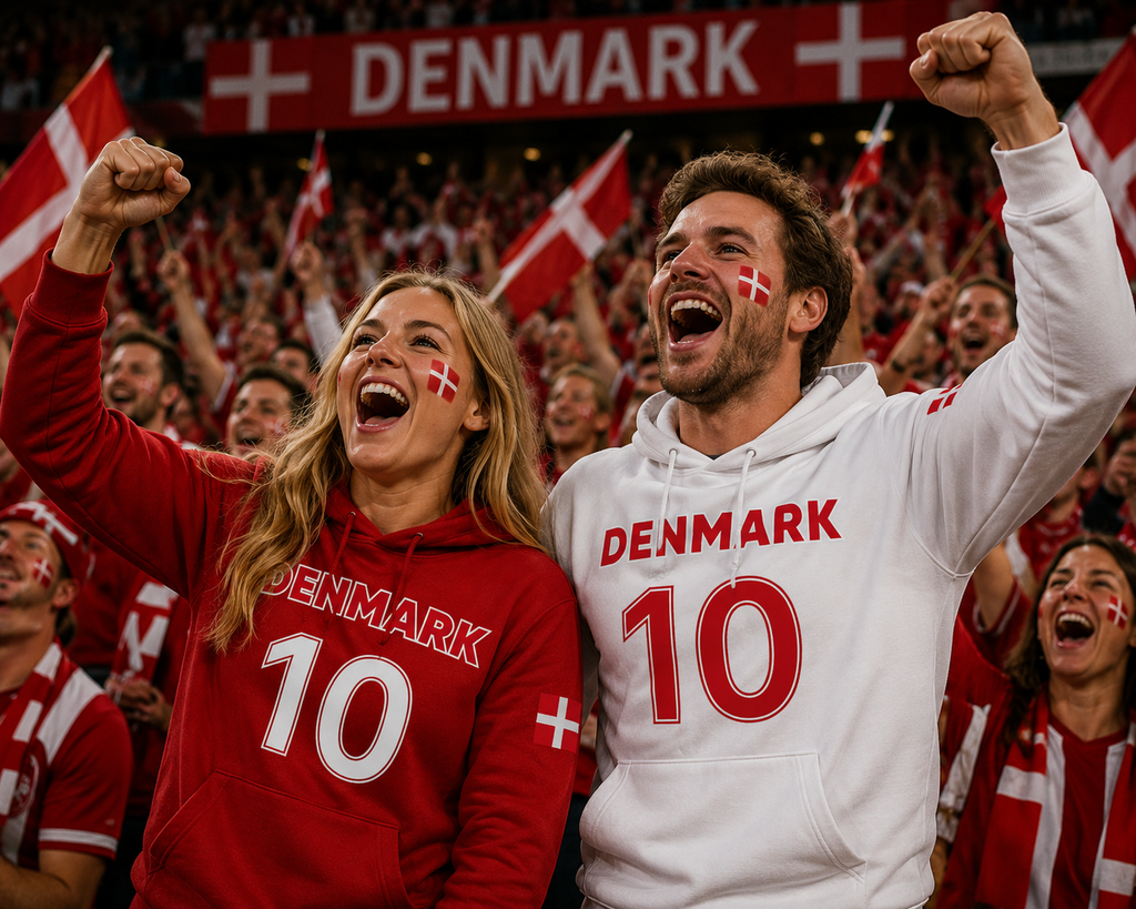Denmark Soccer Fan Hoodie – 2026 Football Sweatshirt