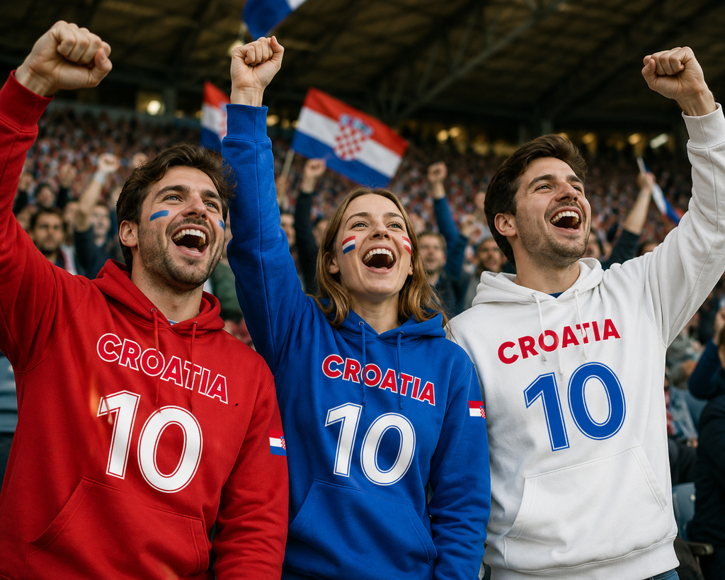Croatia Soccer Fan Hoodie – 2026 Football Sweatshirt