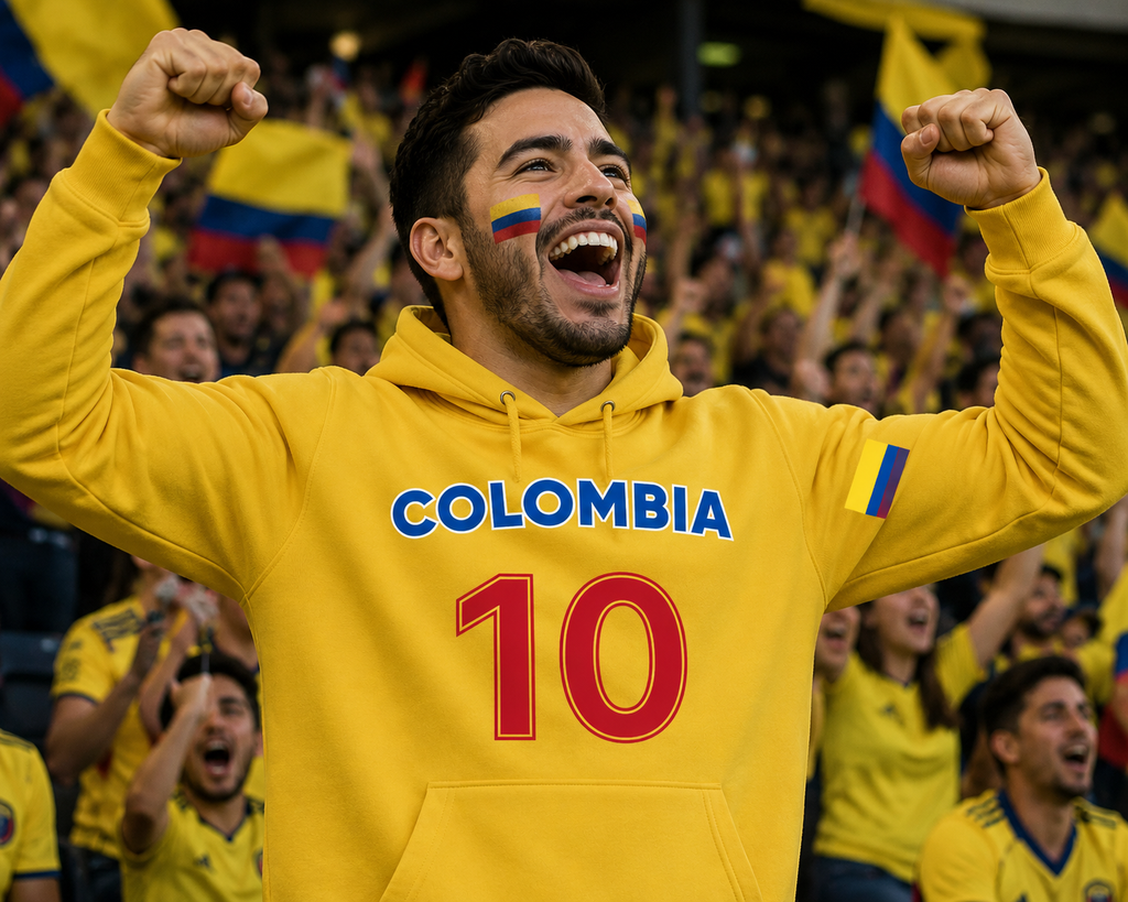 Colombia Soccer Fan Hoodie – 2026 Football Sweatshirt