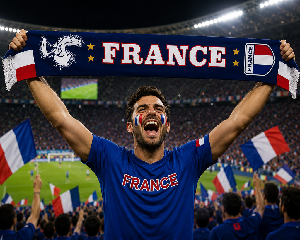 France Football Stadium Supporter Scarf