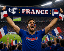 France Football Stadium Supporter Scarf