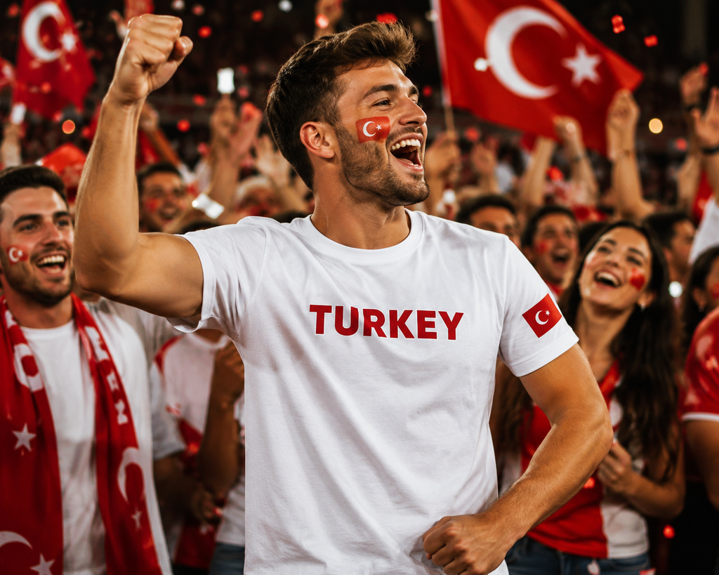 Turkey Football Fan T-Shirt – 2026 Football TShirt