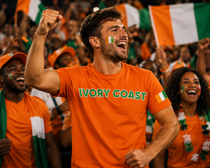 Ivory Coast Football Fan T-Shirt – 2026 Football TShirt