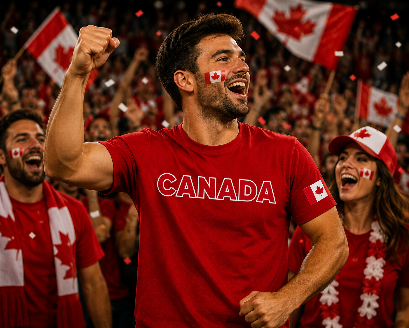 Canada Football Fan T-Shirt – 2026 Football World Cup TShirt Main image