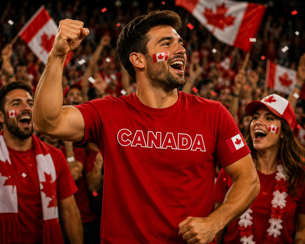 Canada Football Fan T-Shirt – 2026 Football TShirt