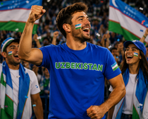 Uzbekistan Football Fan T-Shirt – 2026 Football TShirt