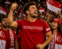 Singapore Football Fan T-Shirt – 2026 Football TShirt