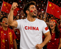 China Football Fan T-Shirt – 2026 Football TShirt