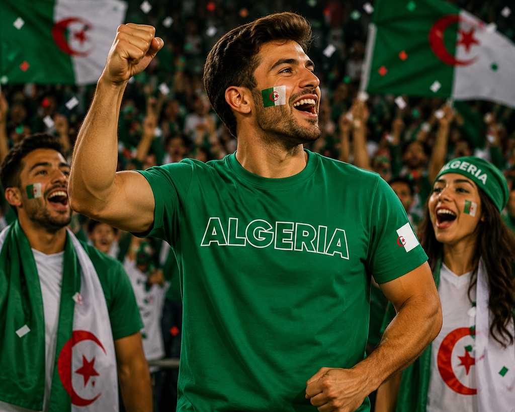 Algeria Football Fan T-Shirt – 2026 Football TShirt