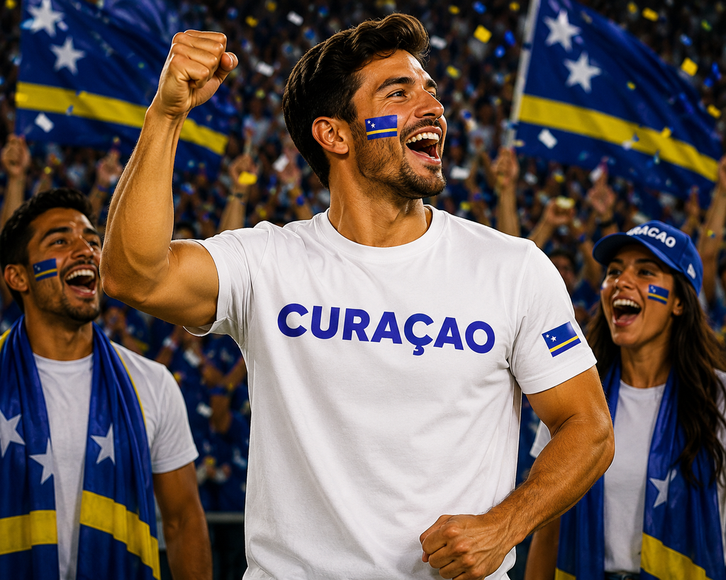 Curaçao Football Fan T-Shirt – 2026 Football TShirt