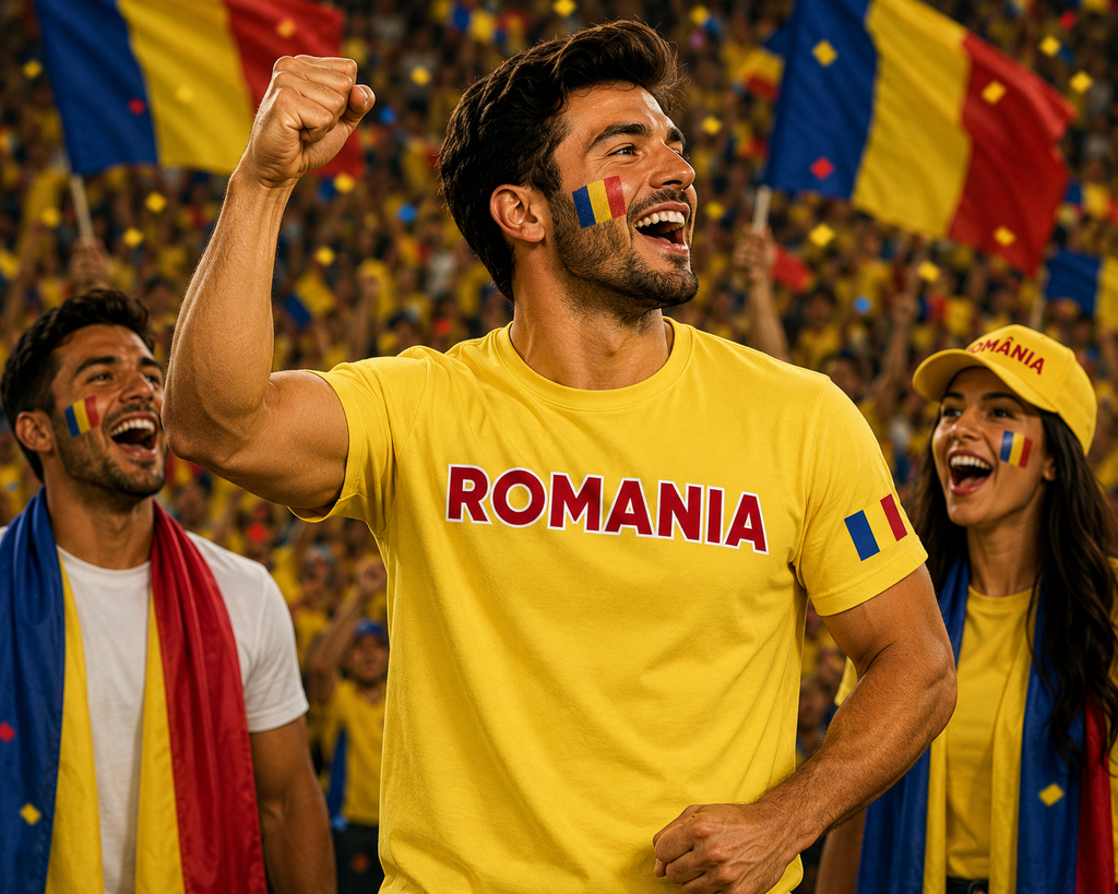 Romania Football Fan T-Shirt – 2026 Football TShirt