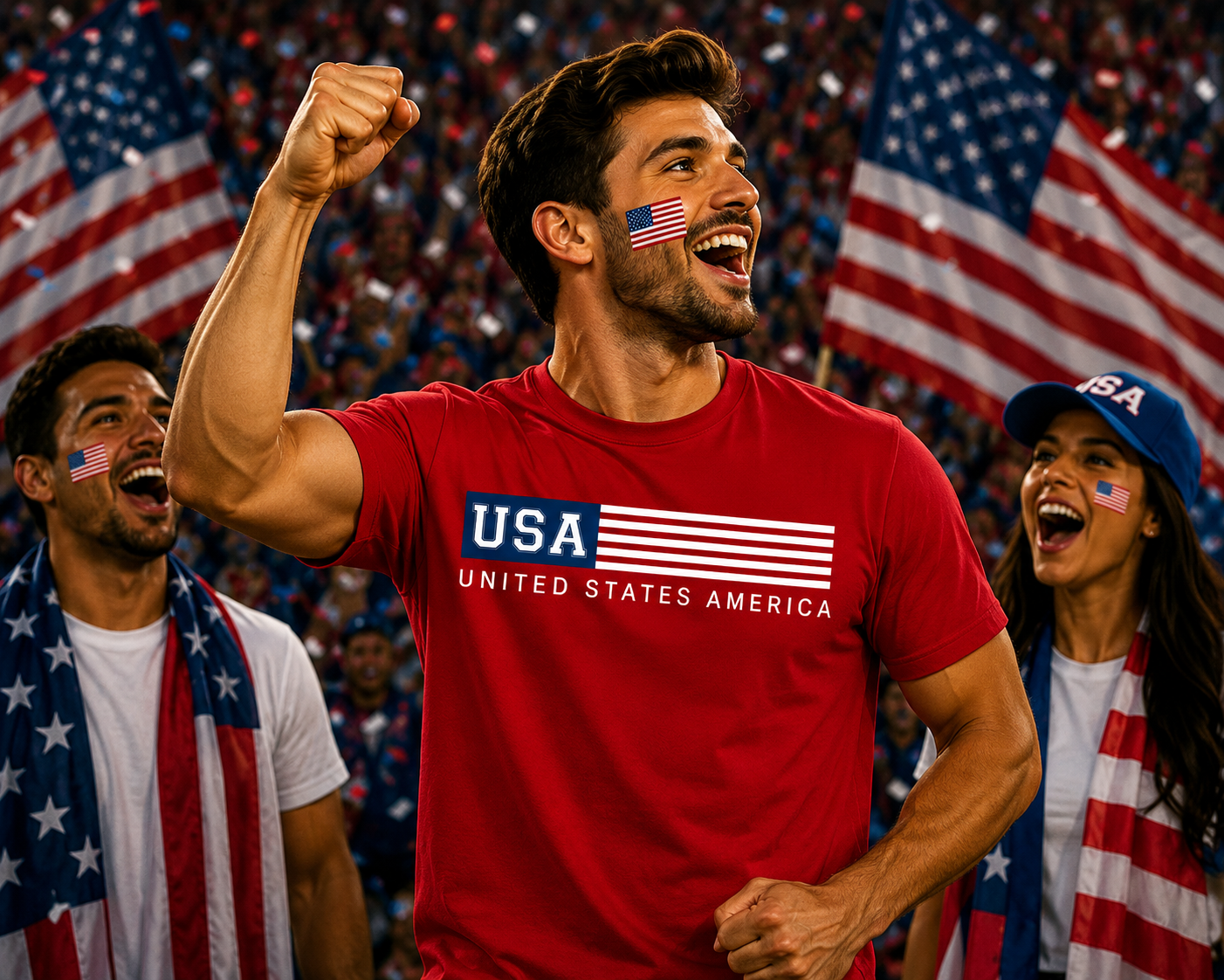 United States Soccer Fan T-Shirt – 2026 Football World Cup TShirt Main image