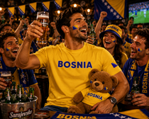 Bosnia Soccer Fan T Shirt – 2026 Shirt