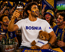Bosnia Soccer Fan T Shirt – 2026 Shirt