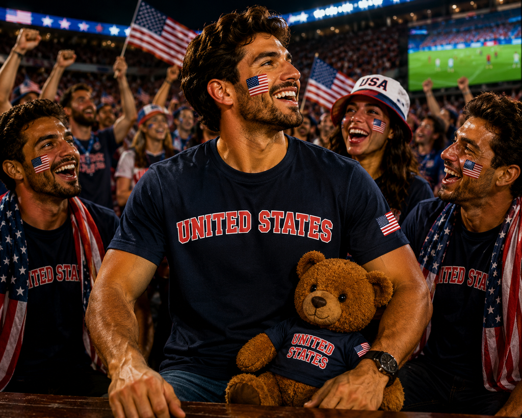United States Football Fan T-Shirt – 2026 Football TShirt