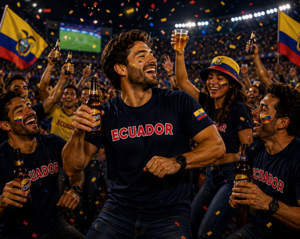 Ecuador Football Fan T-Shirt – 2026 Football TShirt