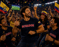 Ecuador Football Fan T-Shirt – 2026 Football TShirt