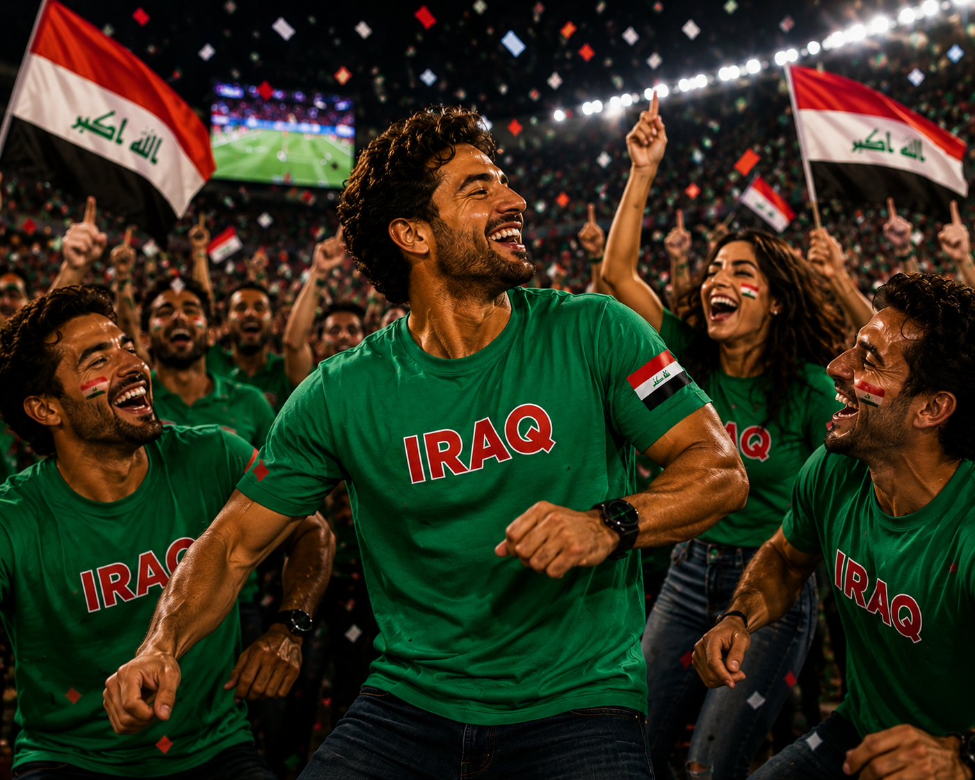 Iraq Football Fan T-Shirt – 2026 Football World Cup TShirt Main image