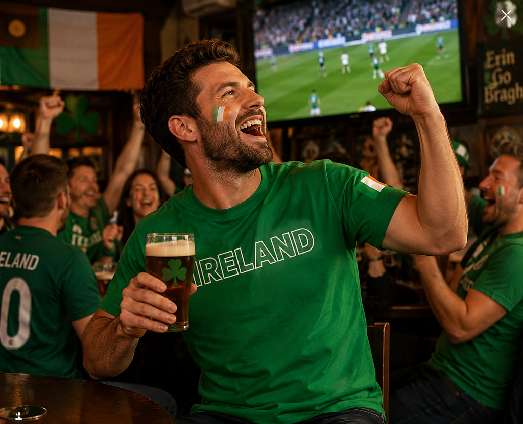 Ireland Football Fan T-Shirt – 2026 Football TShirt