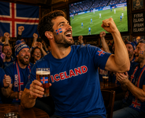Iceland Football Fan T-Shirt – 2026 Football TShirt