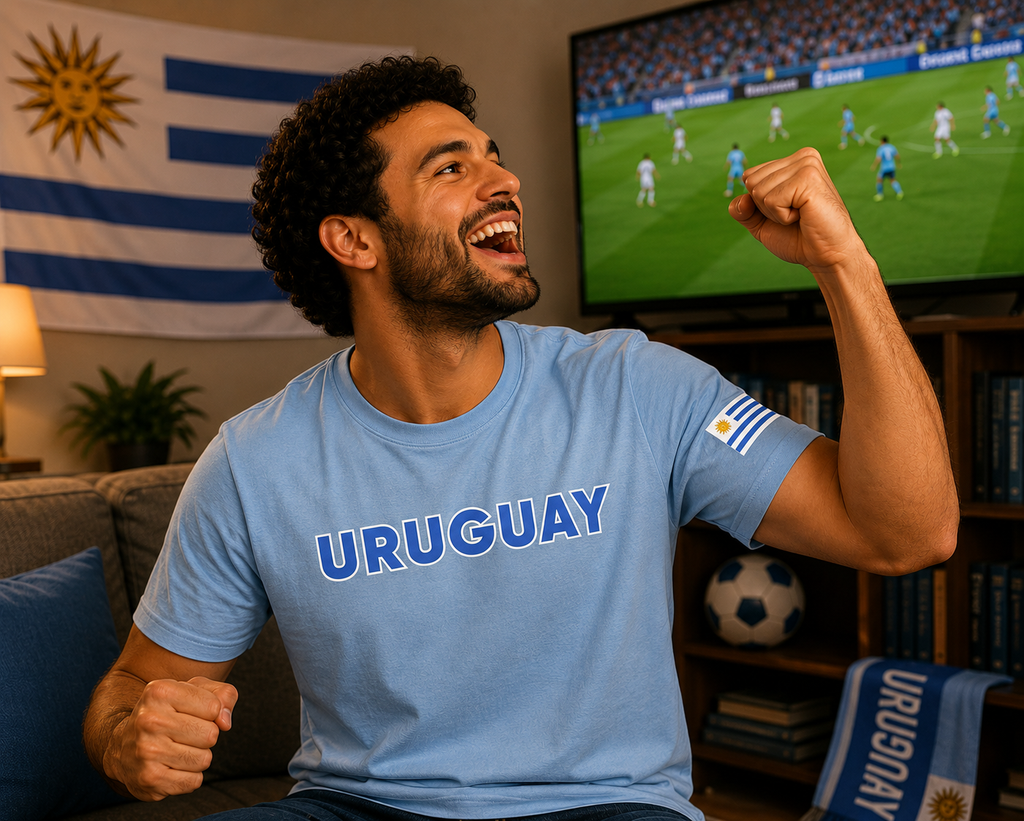 Uruguay Football Fan T-Shirt – 2026 Football TShirt