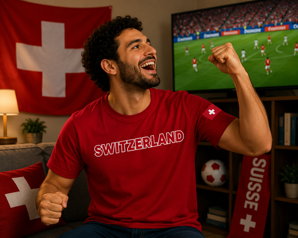 Switzerland Football Fan T-Shirt – 2026 Football TShirt