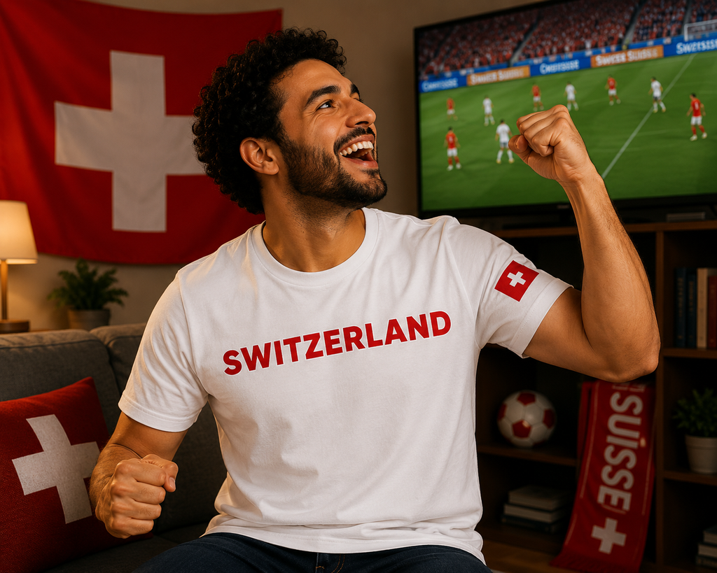 Switzerland Football Fan T-Shirt – 2026 Football TShirt