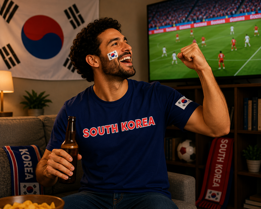 South Korea Football Fan T-Shirt – 2026 Football TShirt