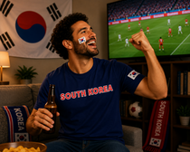 South Korea Football Fan T-Shirt – 2026 Football TShirt