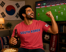 South Korea Football Fan T-Shirt – 2026 Football TShirt