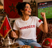 Morocco Football Fan T-Shirt – 2026 Football TShirt