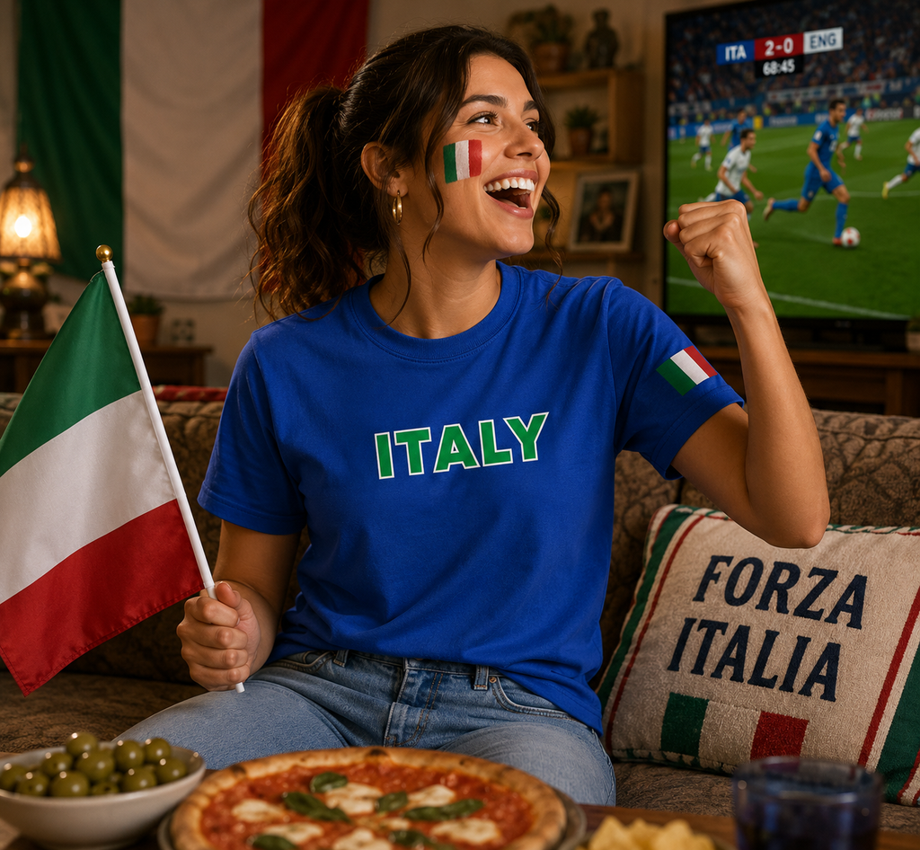 Italy Football  Fan T-Shirt – 2026 Football TShirt