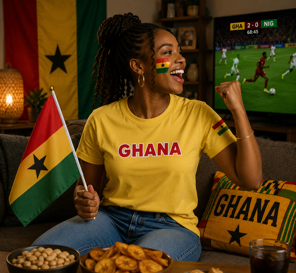 Ghana Football Fan T-Shirt – 2026 Football TShirt