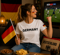 Germany Football T-Shirt, Soccer Fan Shirt, Sports Lover Gift, Game Day Apparel
